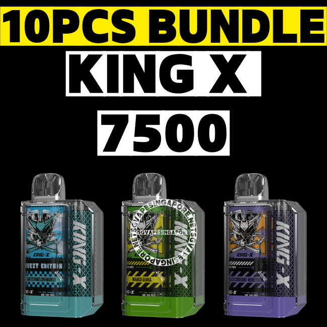 King X 7500 Disposable Bundle - Sg Vape Singapore