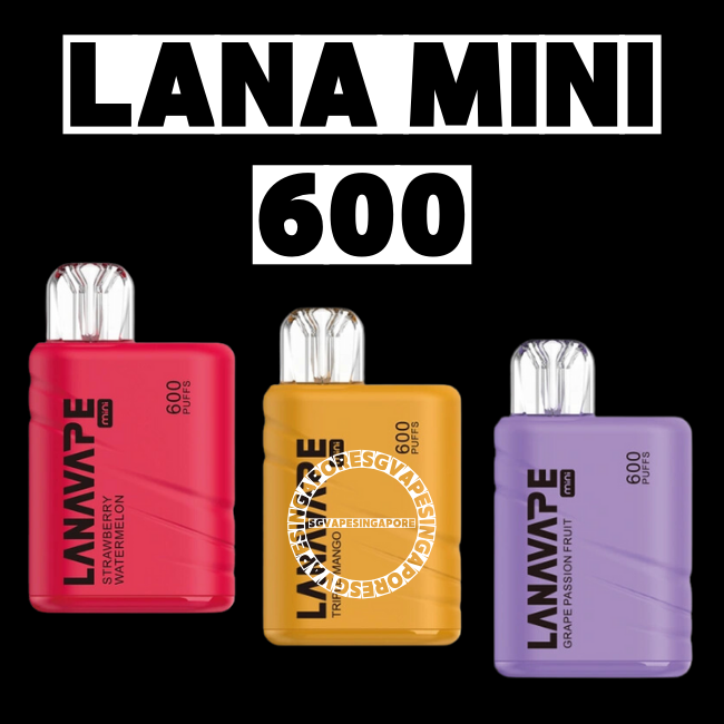 Lana Mini 600 disposable vape - sg vape singapore