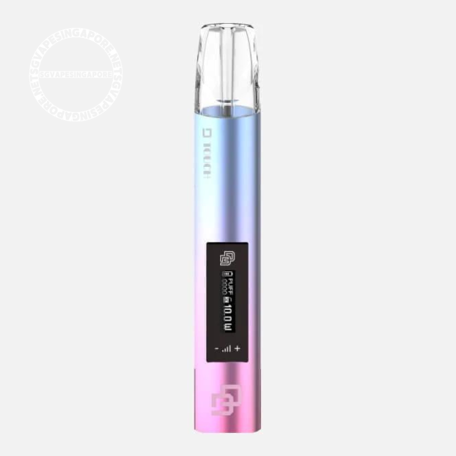 The DD Touch Device (DD3s) is a purple blue and black DD Cube device available for delivery in Singapore through SG Vape Singapore. Find out more about this innovative vaping device and how to get it delivered to your doorstep in SG.