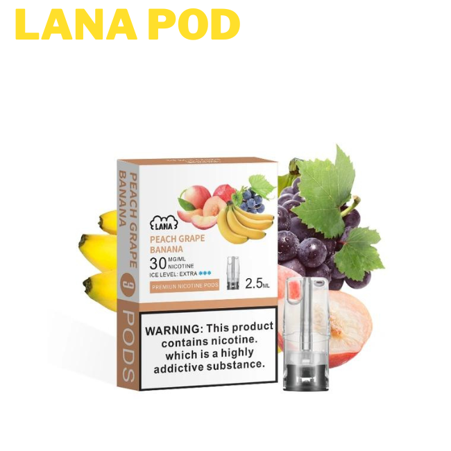Lana Pod Tie Guan Yin is a popular peach grape banana and grape-flavored vape juice in Singapore. Discover where to buy it online for convenient delivery within Singapore from trusted sellers. Explore the exquisite taste and quality of this Lana brand vape juice today.