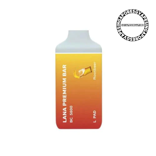 Lana Premium Bar 5800 Disposable Pod - Sg Vape Singapore - rootbeer